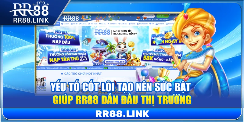 Yếu tố cốt lõi tạo nên sức bật giúp RR88 dẫn đầu thị trường
